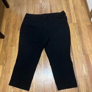 Women's Lane Bryant Black Trousers Sz 26 Short